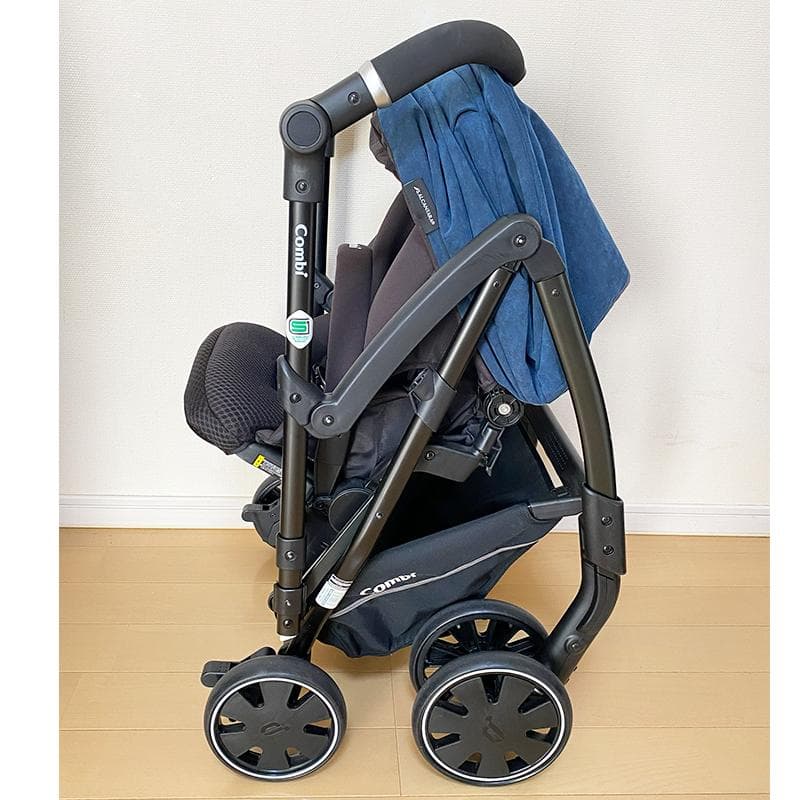 【美品】コンビ ベビーカー アット ネイビー 数量限定モデル A型ベビーカー