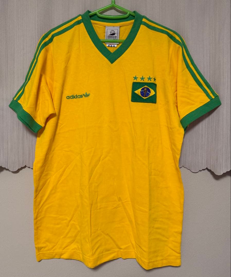 超希少品98年フランスW杯　ブラジル代表　Tシャツ　新品未使用デッドストック