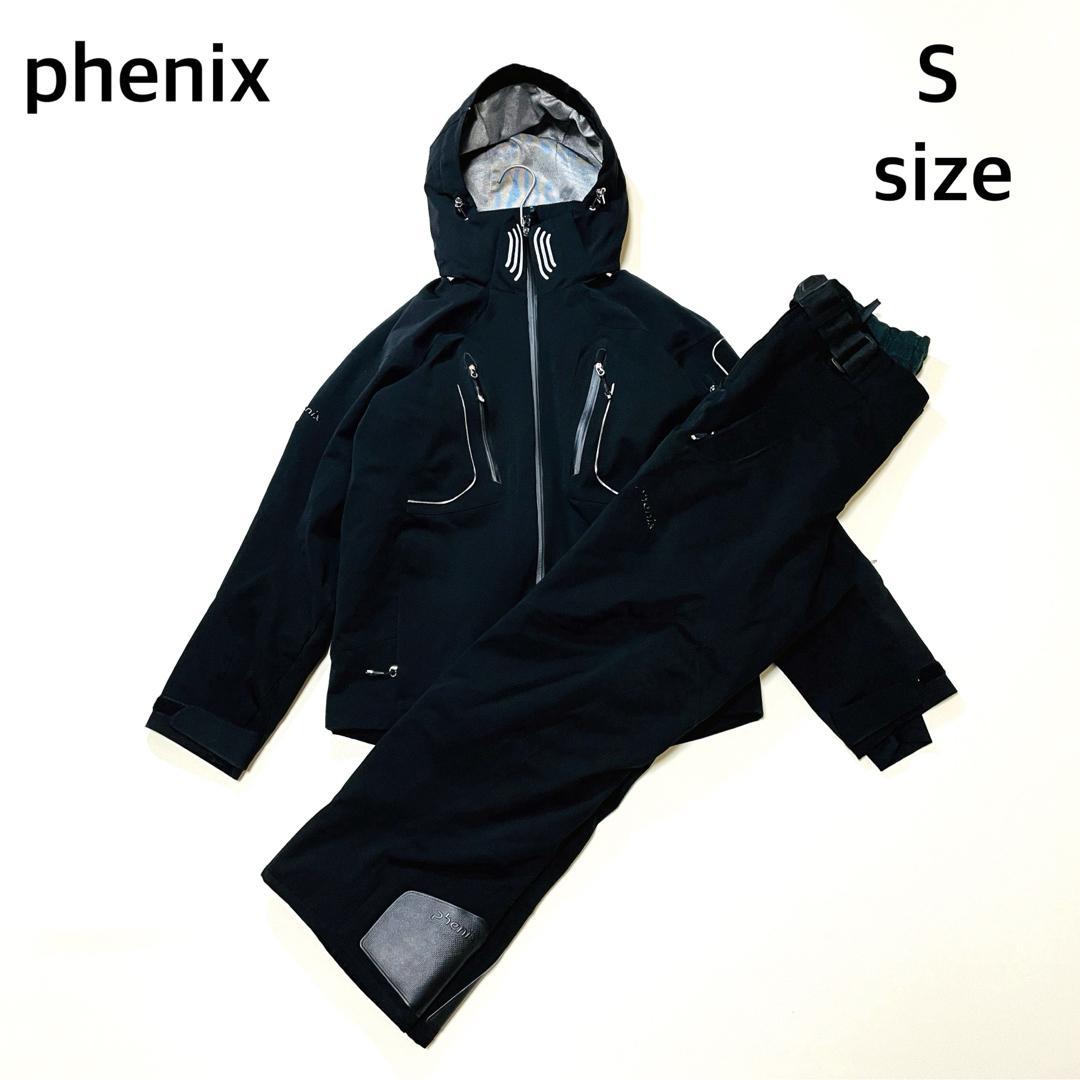 6644【美品】フェニックス　スキーウェア　上下セット　メンズ　ブラック