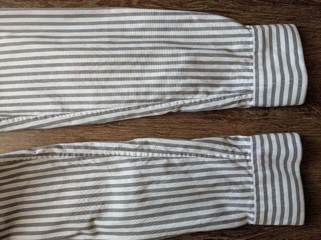 アンダーカバー 1999SS グレー ストライプシャツ 灰色 RELIEF期