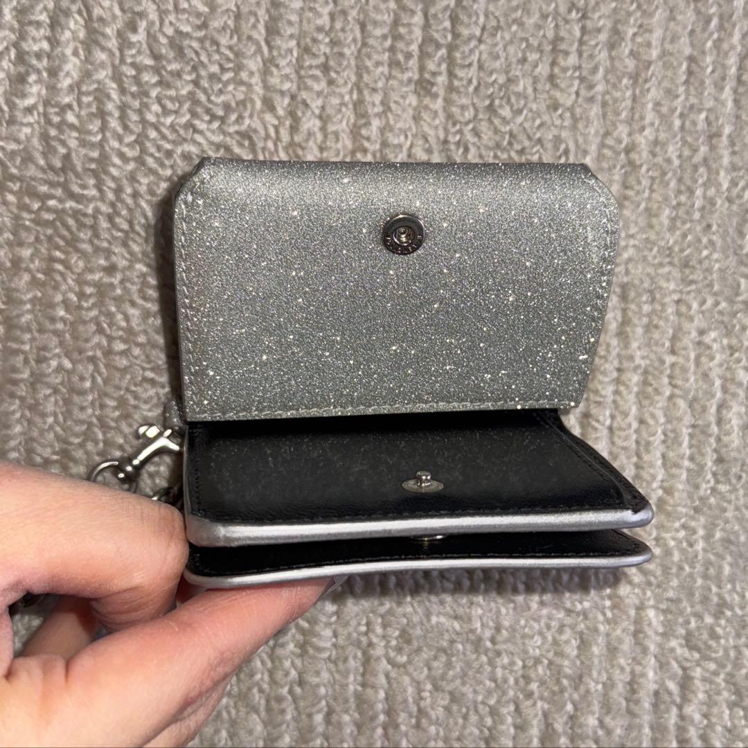 【BALENCIAGA】 三つ折り 財布 バッグ チェーン ウォレット