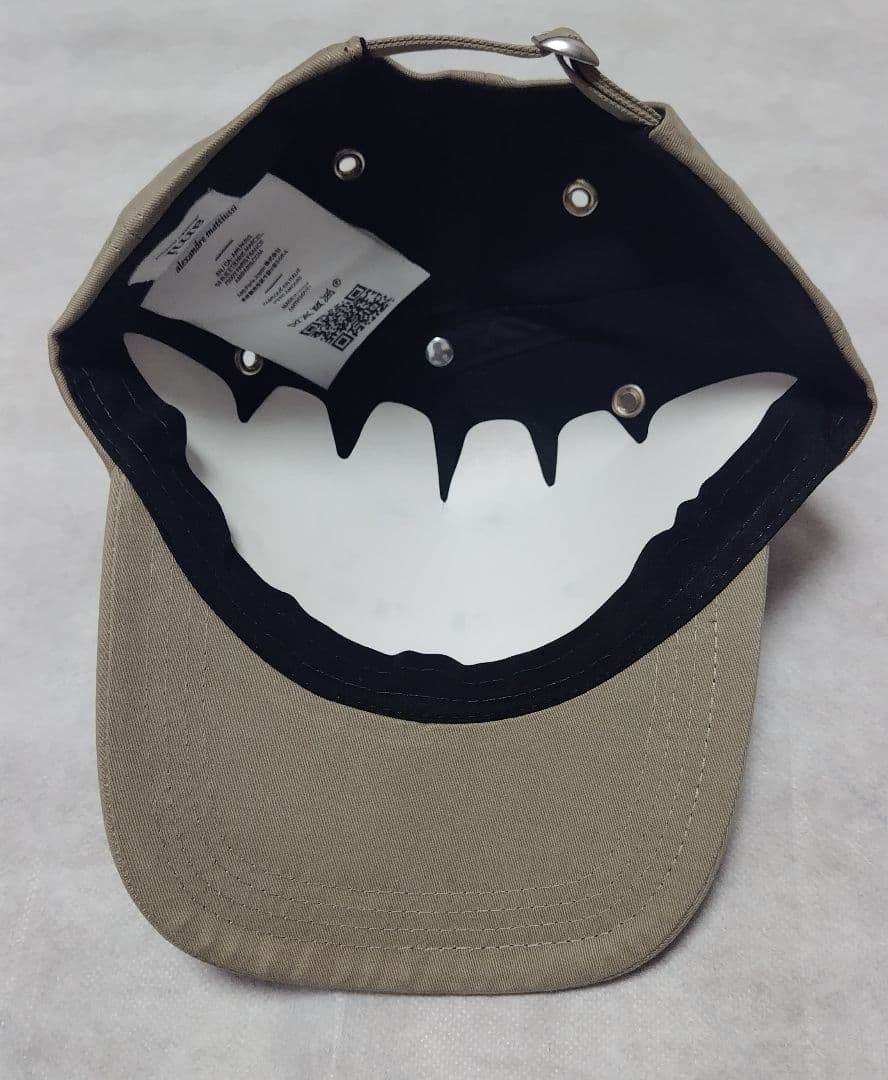 【かみじゅ】新品 ami AMI PARIS キャップ カーキ×グレージュ