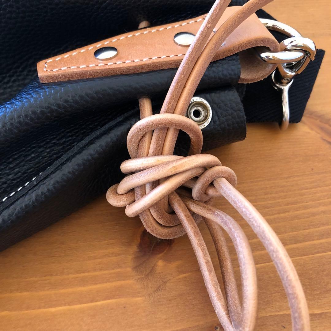 健*郎様 大人気！本革 レザー ヒップバッグ バイカーズ ショルダーバッグ