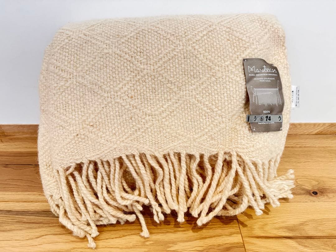 MANTECAS ウールブランケット 毛布 ラグ