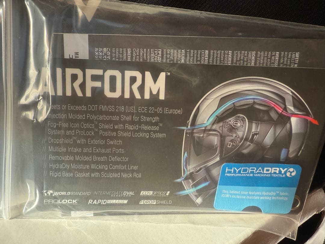 icon Airforce フルェイスヘルメット 黒ペイズリー特典多数☆