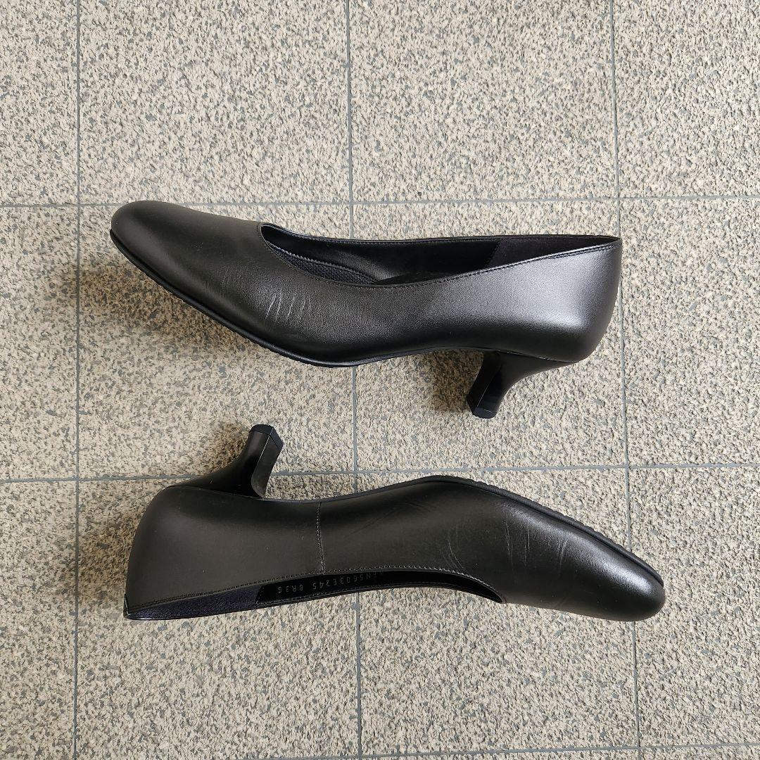 極美品★Wacoal サクセスウォーク パンプス 黒24.5㎝3E 209