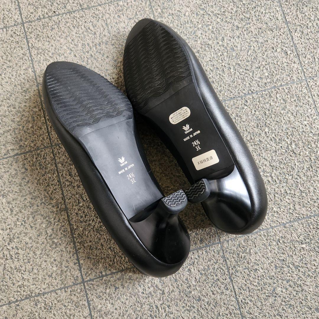 極美品★Wacoal サクセスウォーク パンプス 黒24.5㎝3E 209