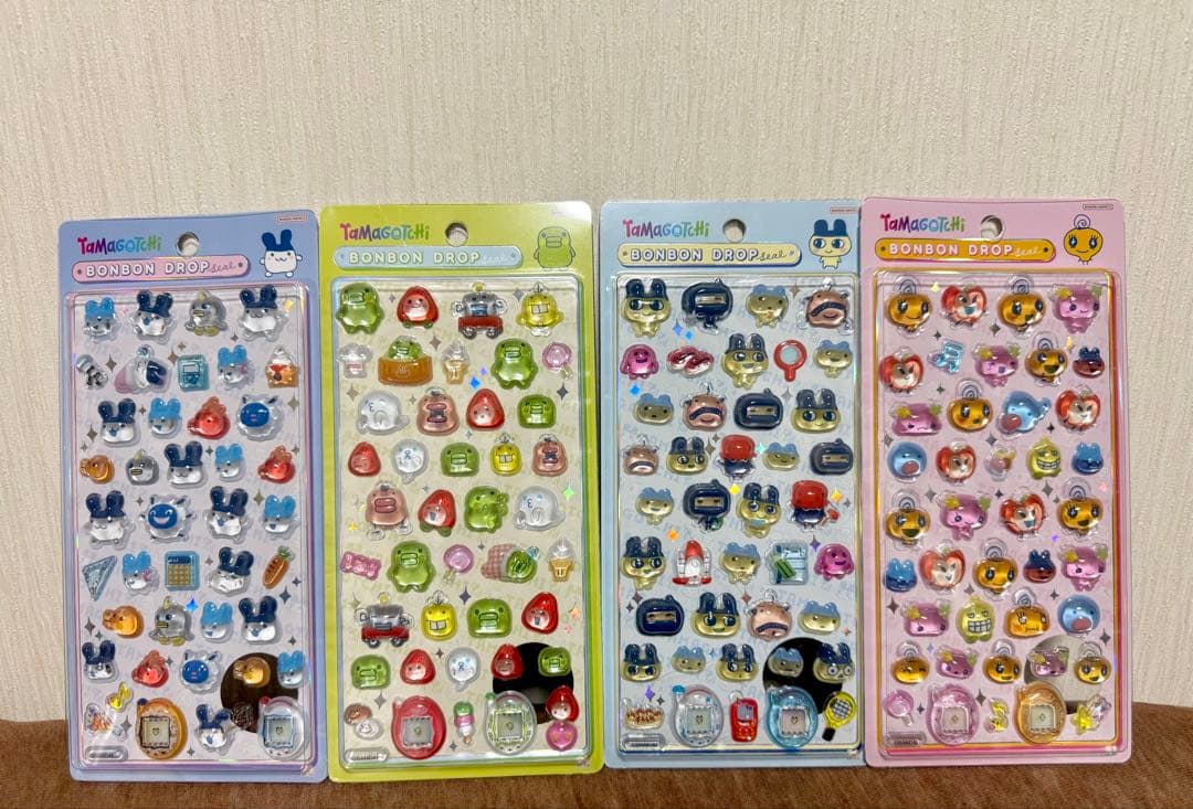 【正規品】たまごっち ボンボンドロップシール 4枚セット