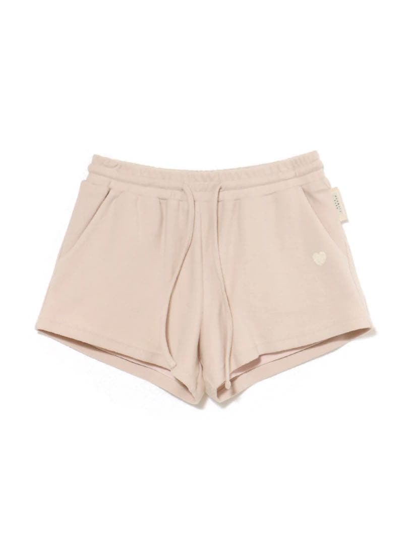 ルームウェア・パジャマ Milky pile heart short pants