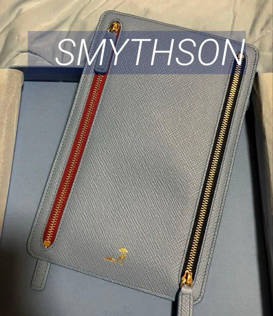 SMYTHON ✨パナマ　ジップカレンシーケース✨ライトブルー