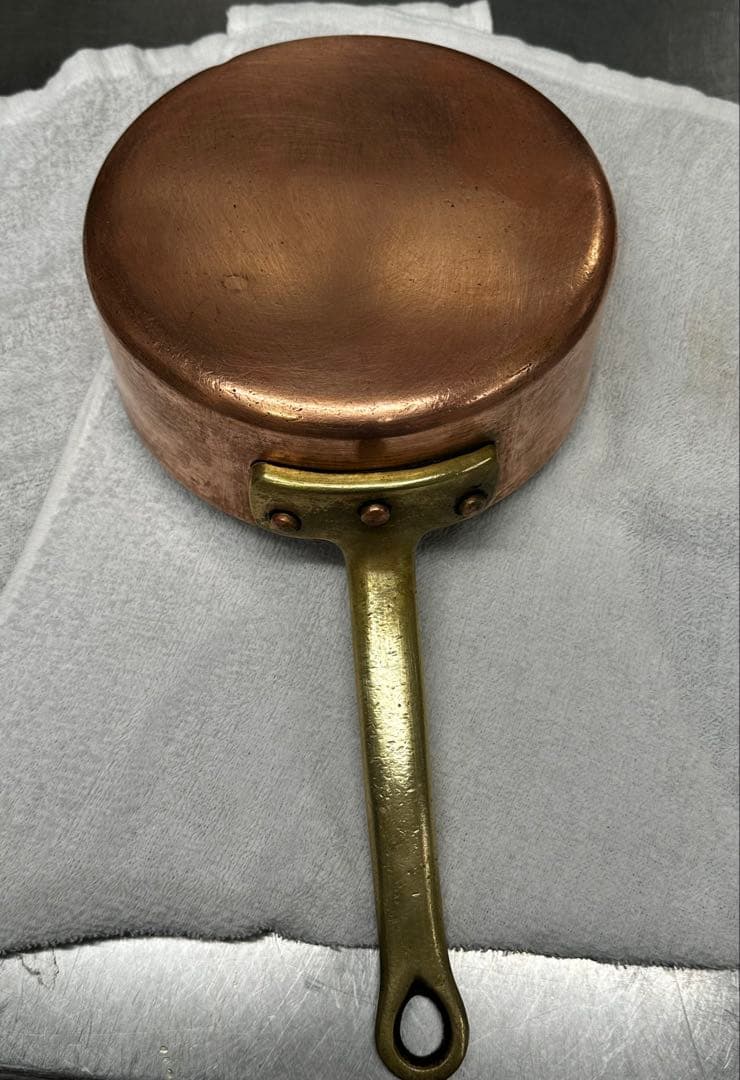 銅製鍋　2kg以上　35年もの　純度が高い　18cm