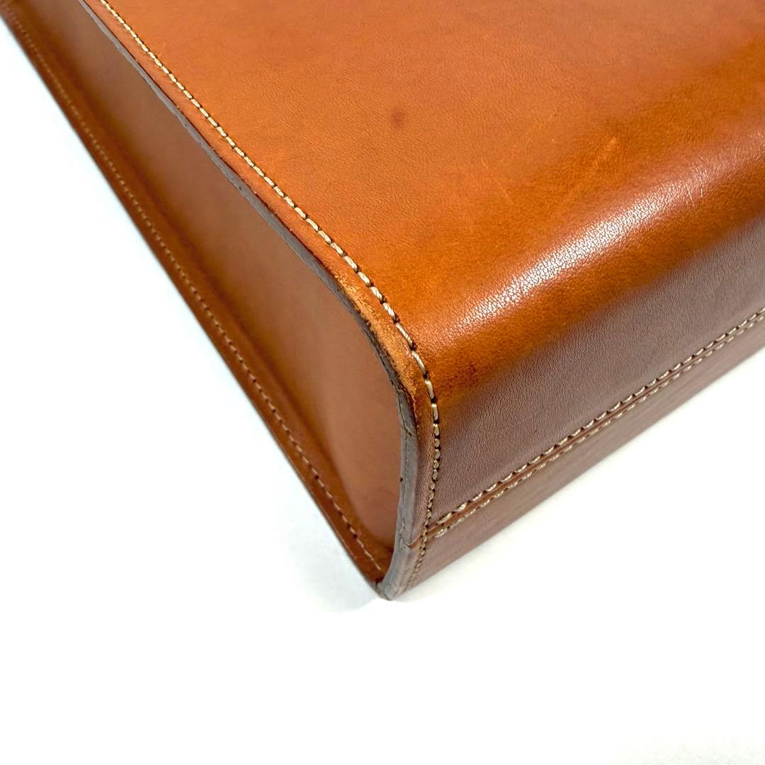 【美品】土屋鞄　トートバッグ　NATURA ナチューラ　ヌメ革　キャメル