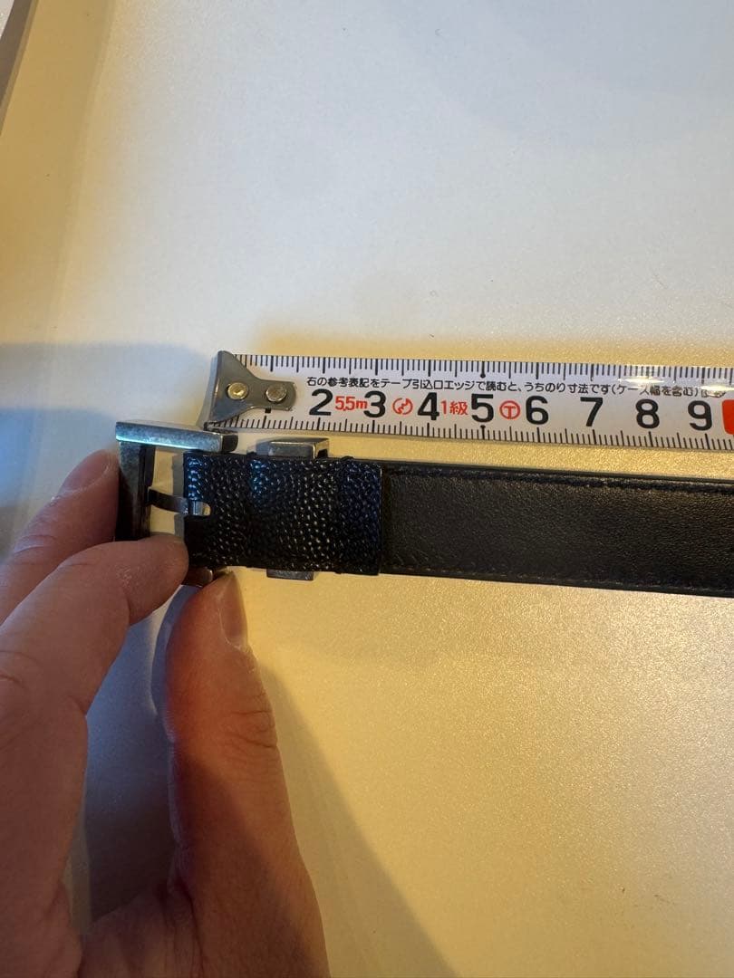 サンローランパリ　スクエアバックルベルト