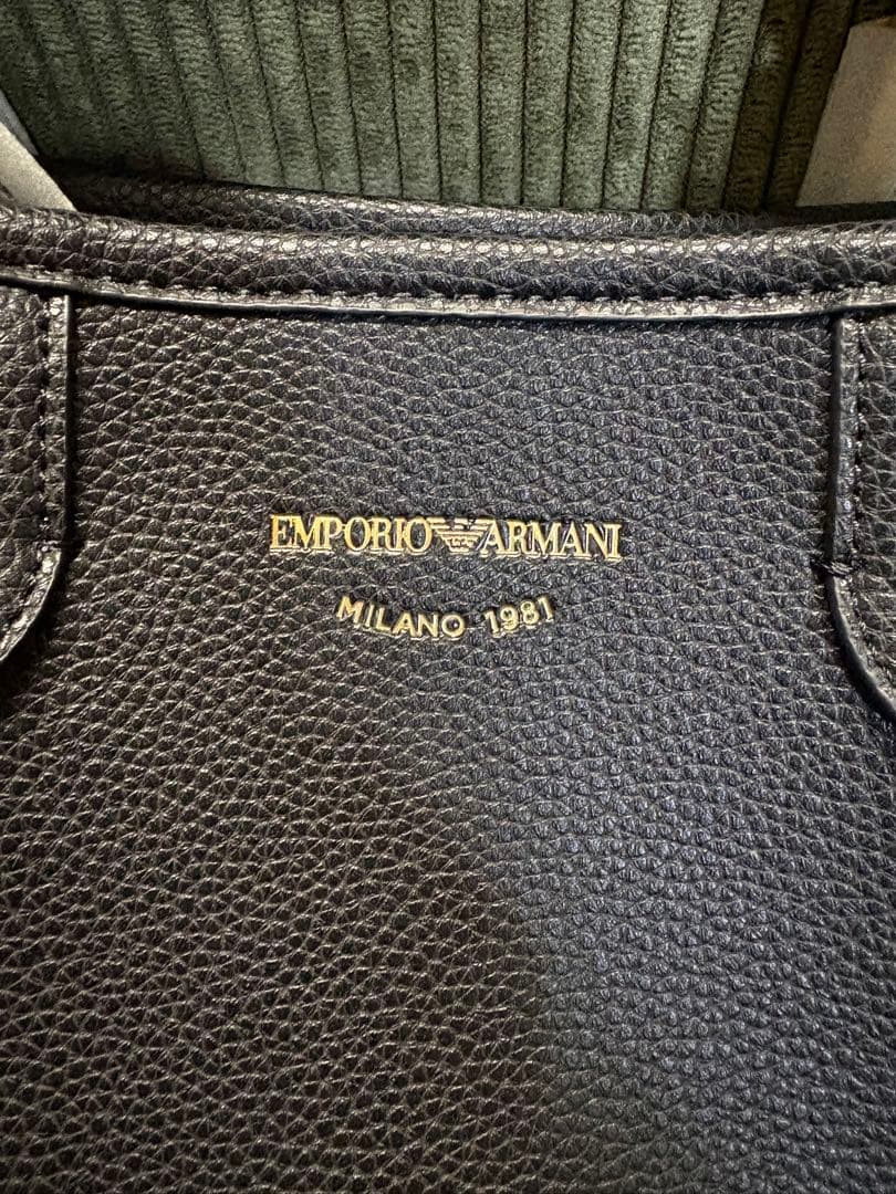 EMPORIO ARMANI ブラック トートバック✴︎早い者勝ち✴︎最終値下げ