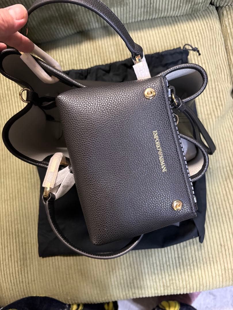 EMPORIO ARMANI ブラック トートバック✴︎早い者勝ち✴︎最終値下げ