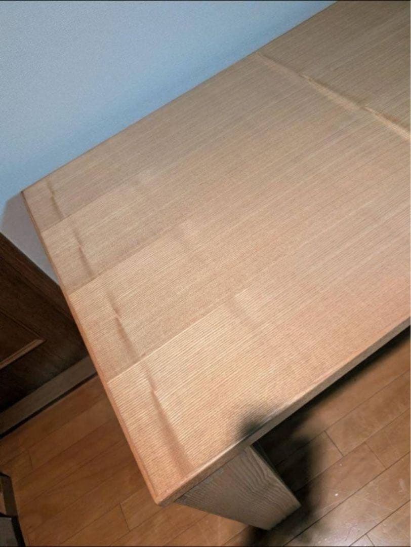 ■送料込■木下家具 北欧 リム 木製デスク 学習机 事務机 無垢材 タモ