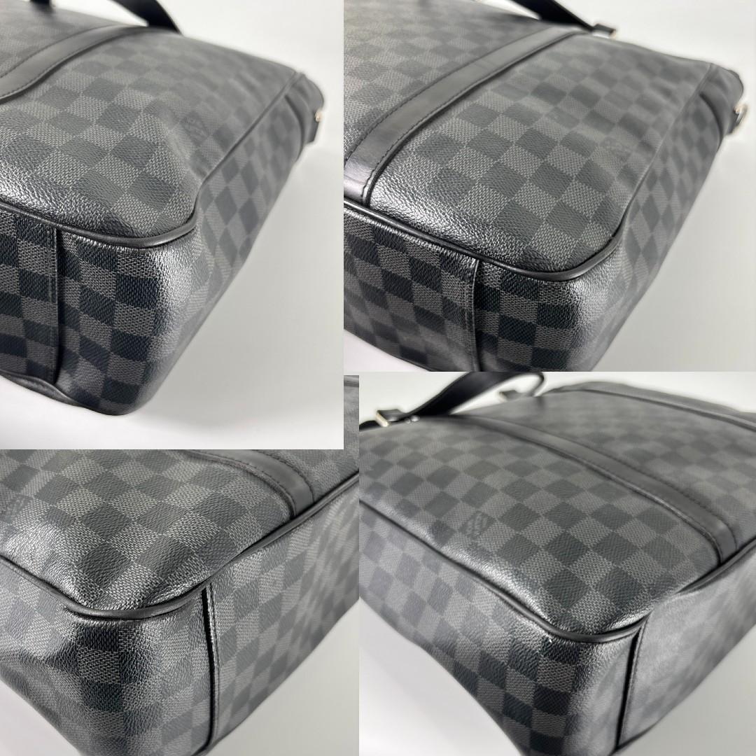 極美品 ダミエグラフィット タダオ レザー 2way トートバッグ ルイヴィトン