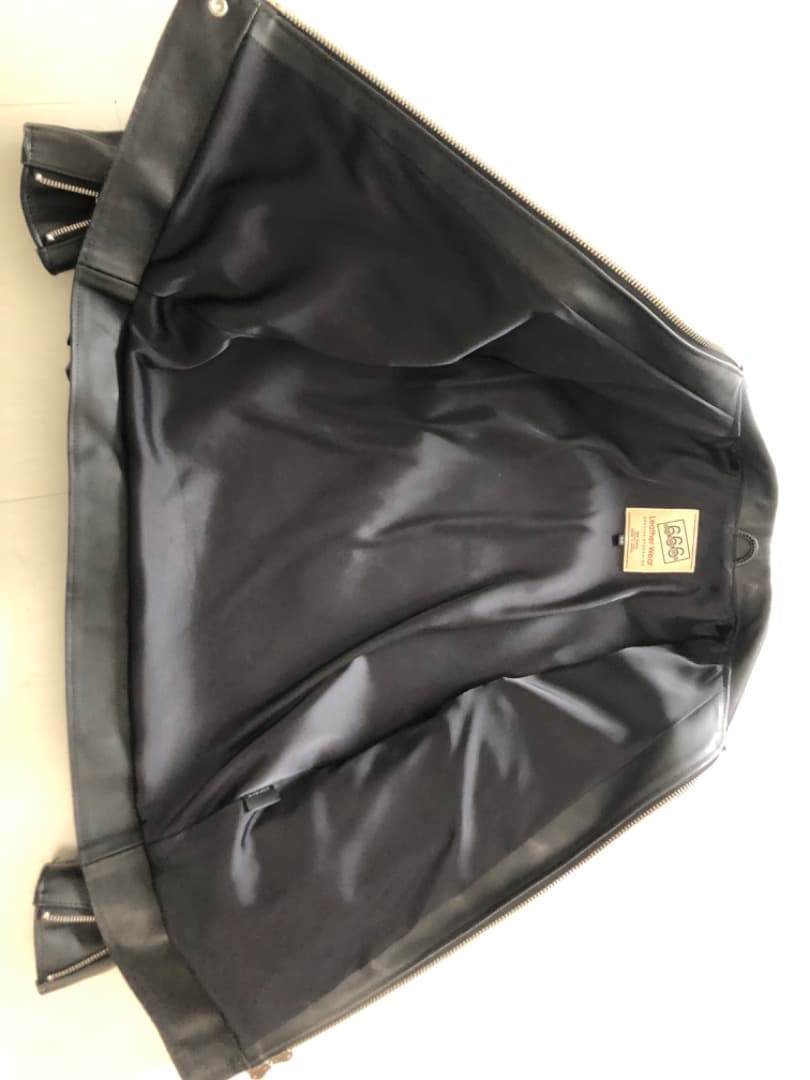 美品 666 LJM-17TFシングルライダースジャケット 36