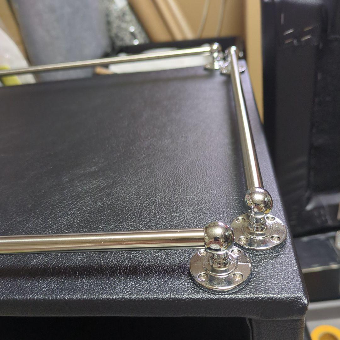 【み。】コンソールBOX（載せるタイプ）&前蓋【ブラックレザー】