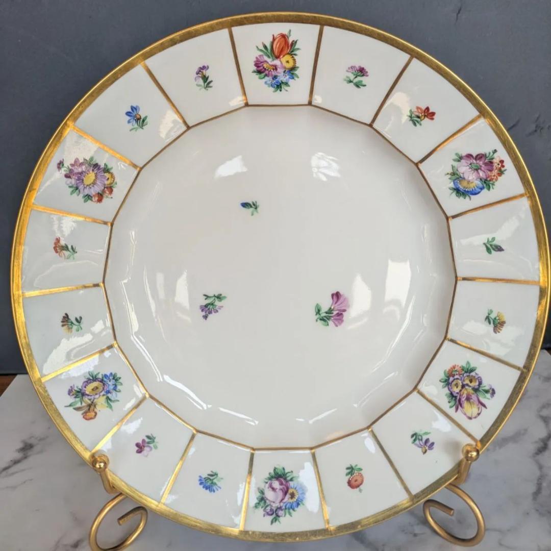 ロイヤルコペンハーゲン 高級ライン 24㎝ ヘンリエッテ 大皿 金彩 北欧食器