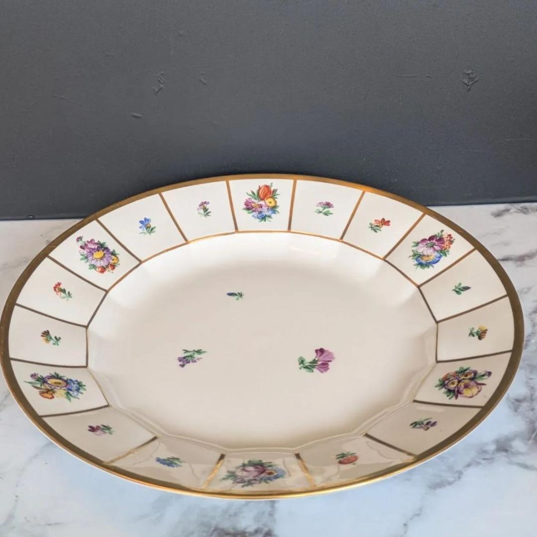 ロイヤルコペンハーゲン 高級ライン 24㎝ ヘンリエッテ 大皿 金彩 北欧食器