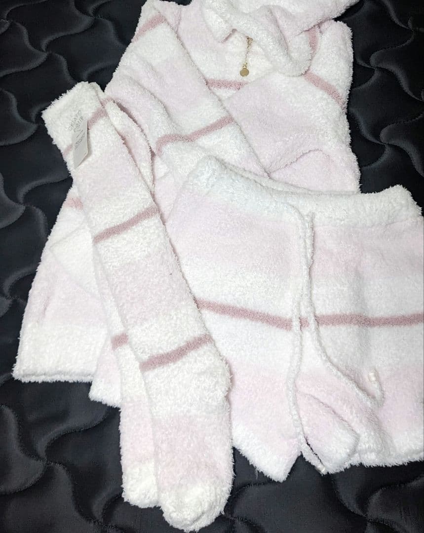 未使用　ジェラートピケ　ルームウェア　3点セット　ピンク　福袋