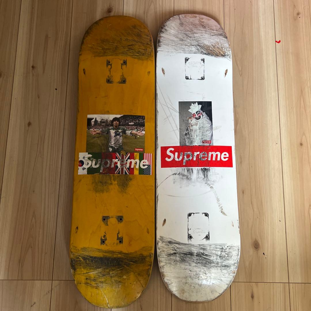 Supremeデッキ2本、スピットファイヤー ウィール、ベンチャートラックセット