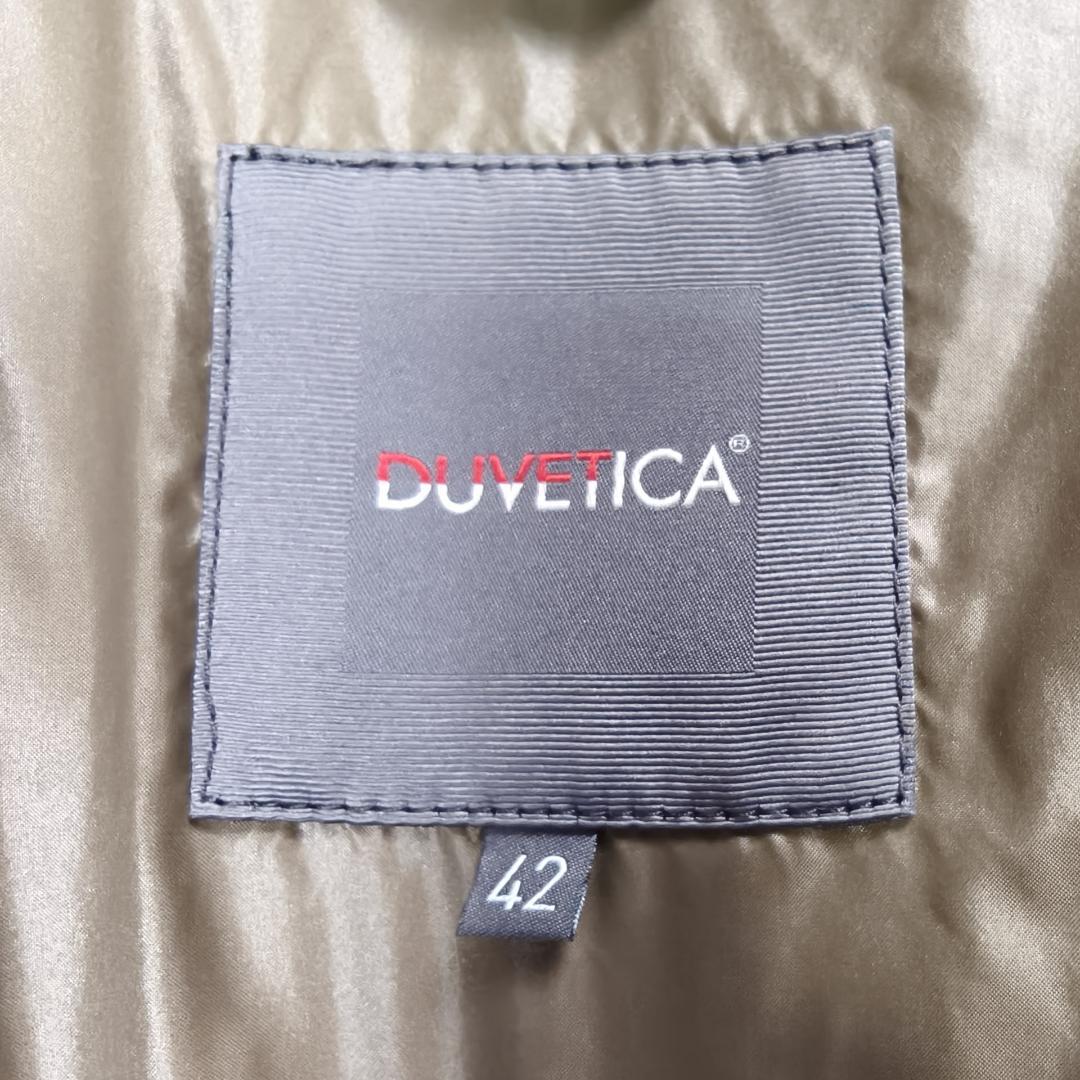 DUVETICA ネイビー ダウンコート ジャケット サイズ42 取外可ファー付