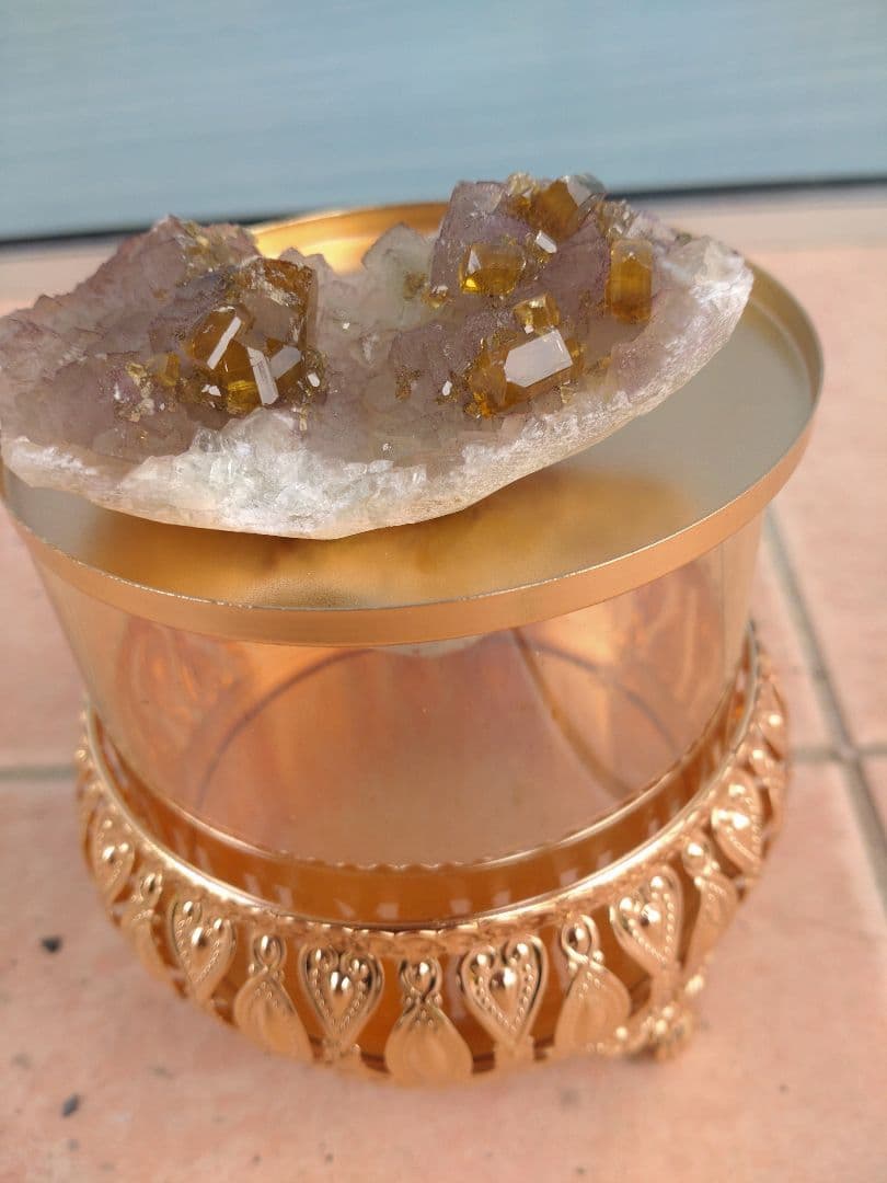 キラキラ。クリスマスっぽいフローライト。