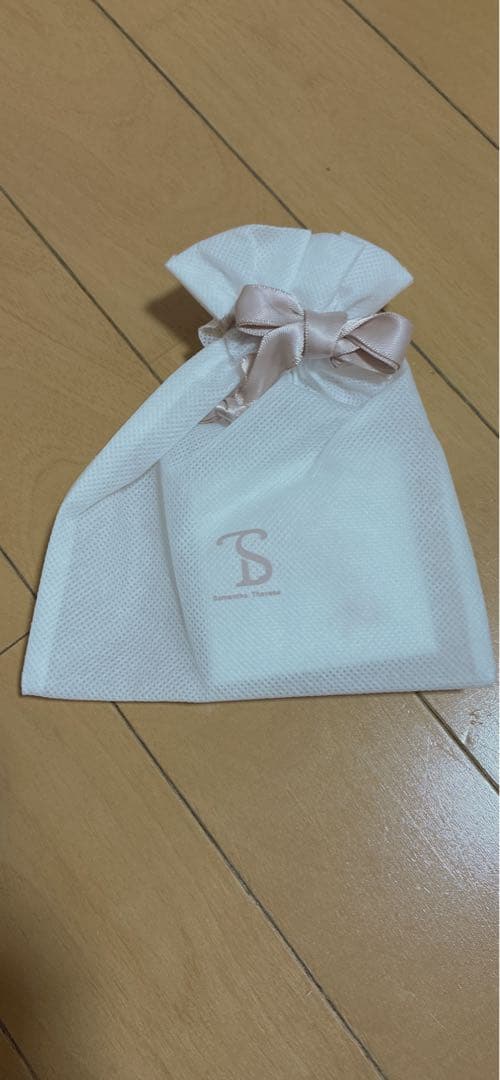 【新品未使用】Samantha Tiara K14GF リボンチェーンピアス