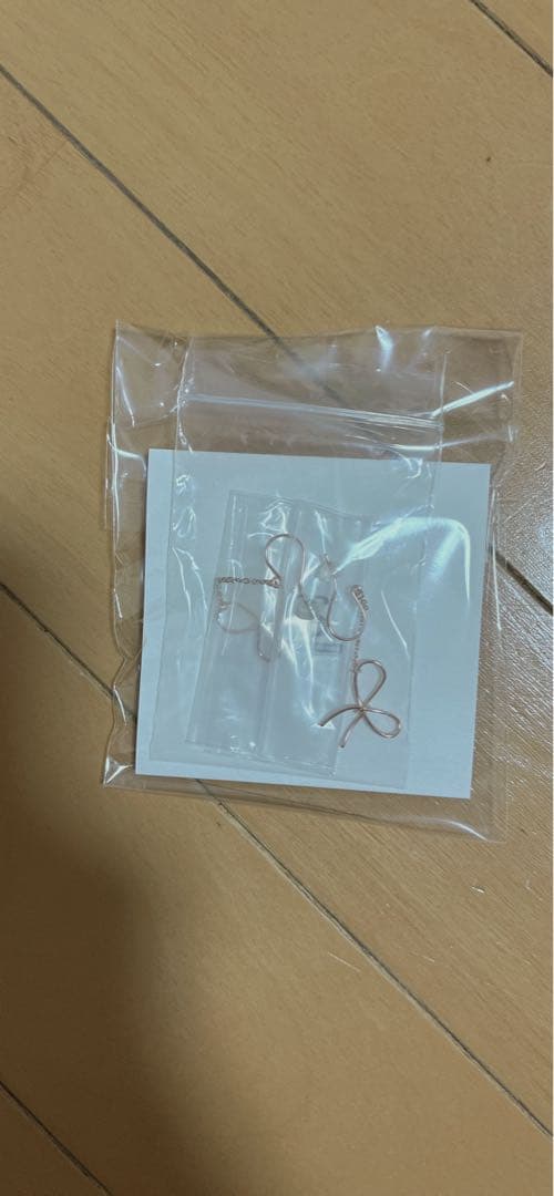 【新品未使用】Samantha Tiara K14GF リボンチェーンピアス