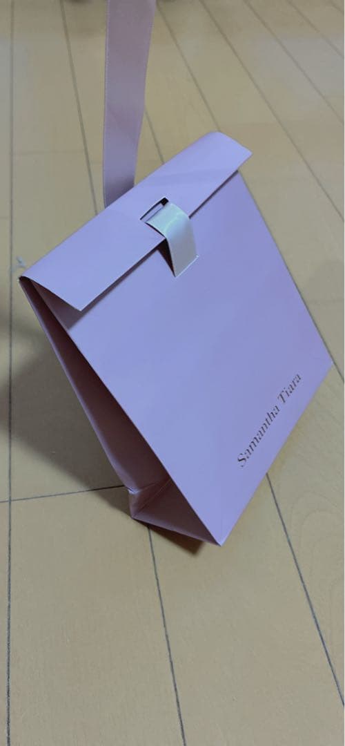 【新品未使用】Samantha Tiara K14GF リボンチェーンピアス