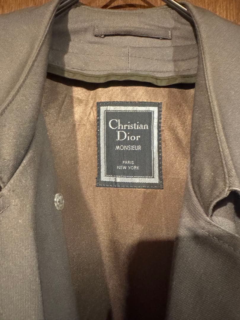 Christian Dior Monsieur ダブルブレスト トレンチコート
