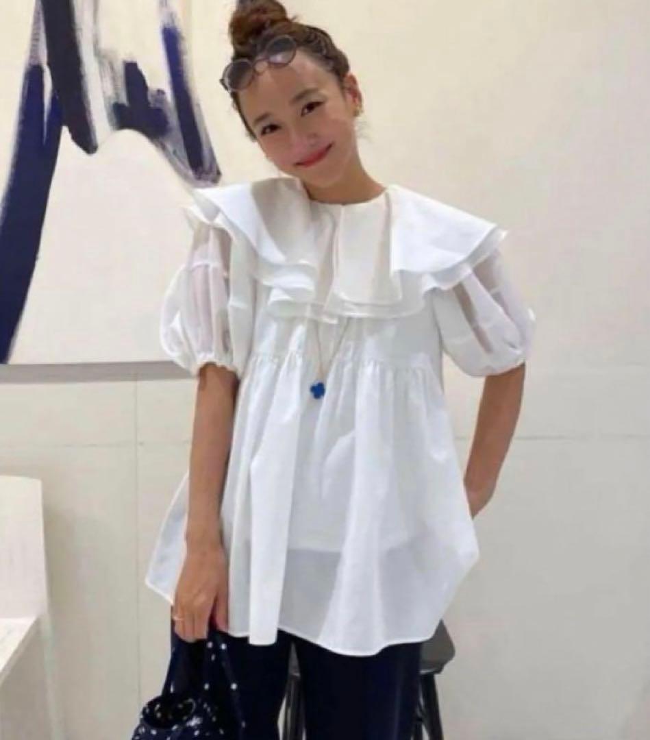 rosymonster ロージーモンスター　クレープカラーブラウス