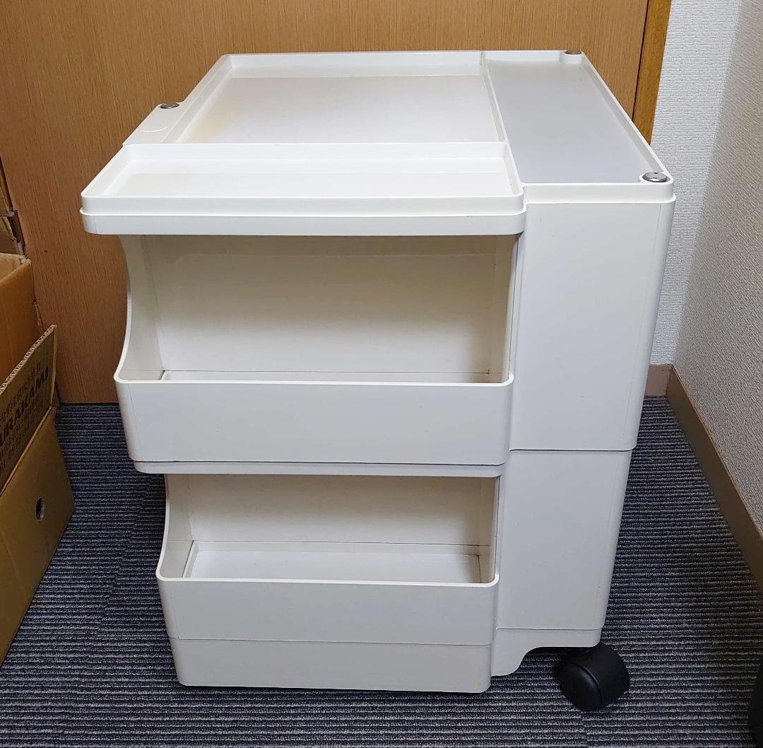ボビーワゴン｜BOBY Wagon｜2段トレイ｜B-LINE 正規品｜ホワイト