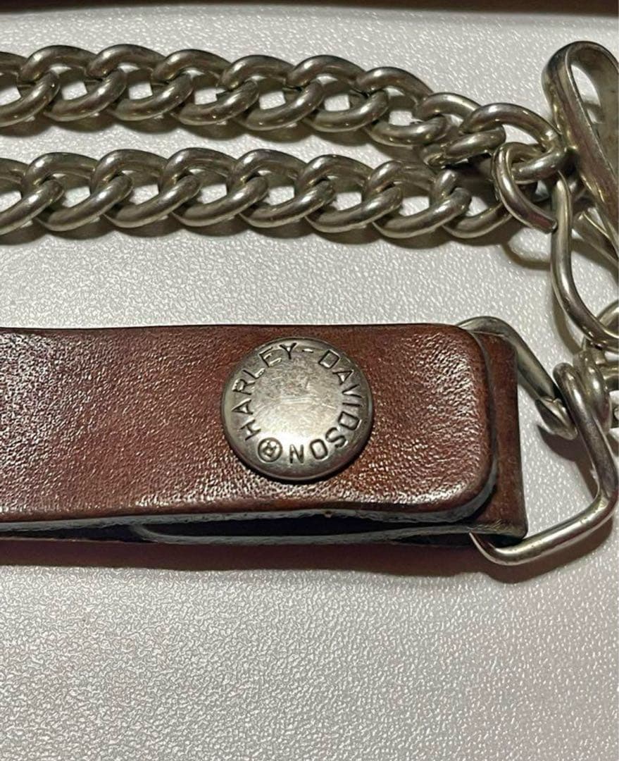 Harley-Davidson レザー長財布 チェーン付き