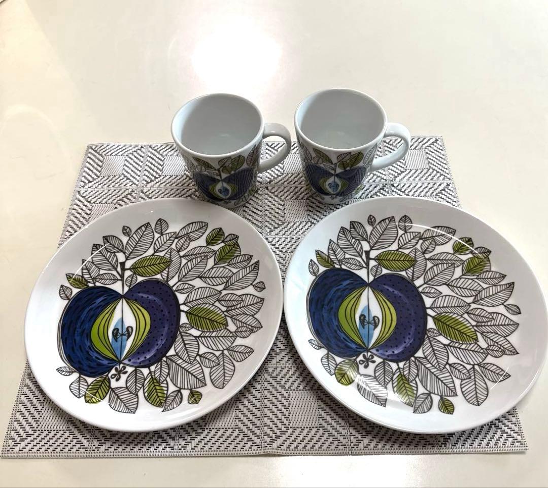 新品　ロールストランド　エデンEden マグカップ、大プレート　ペアセット