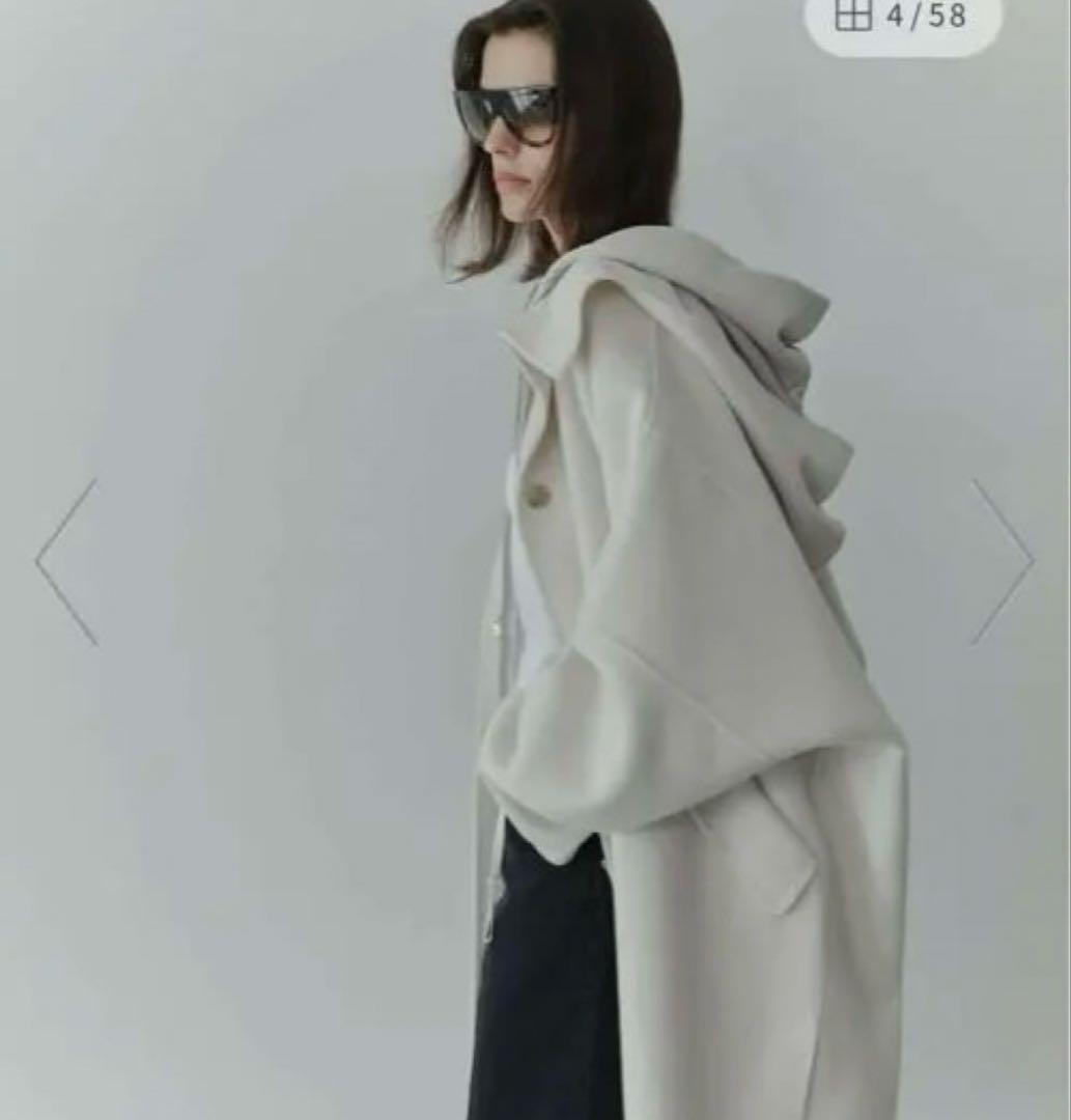 25AW ルシェルブルー　フードダブルフェイスコート