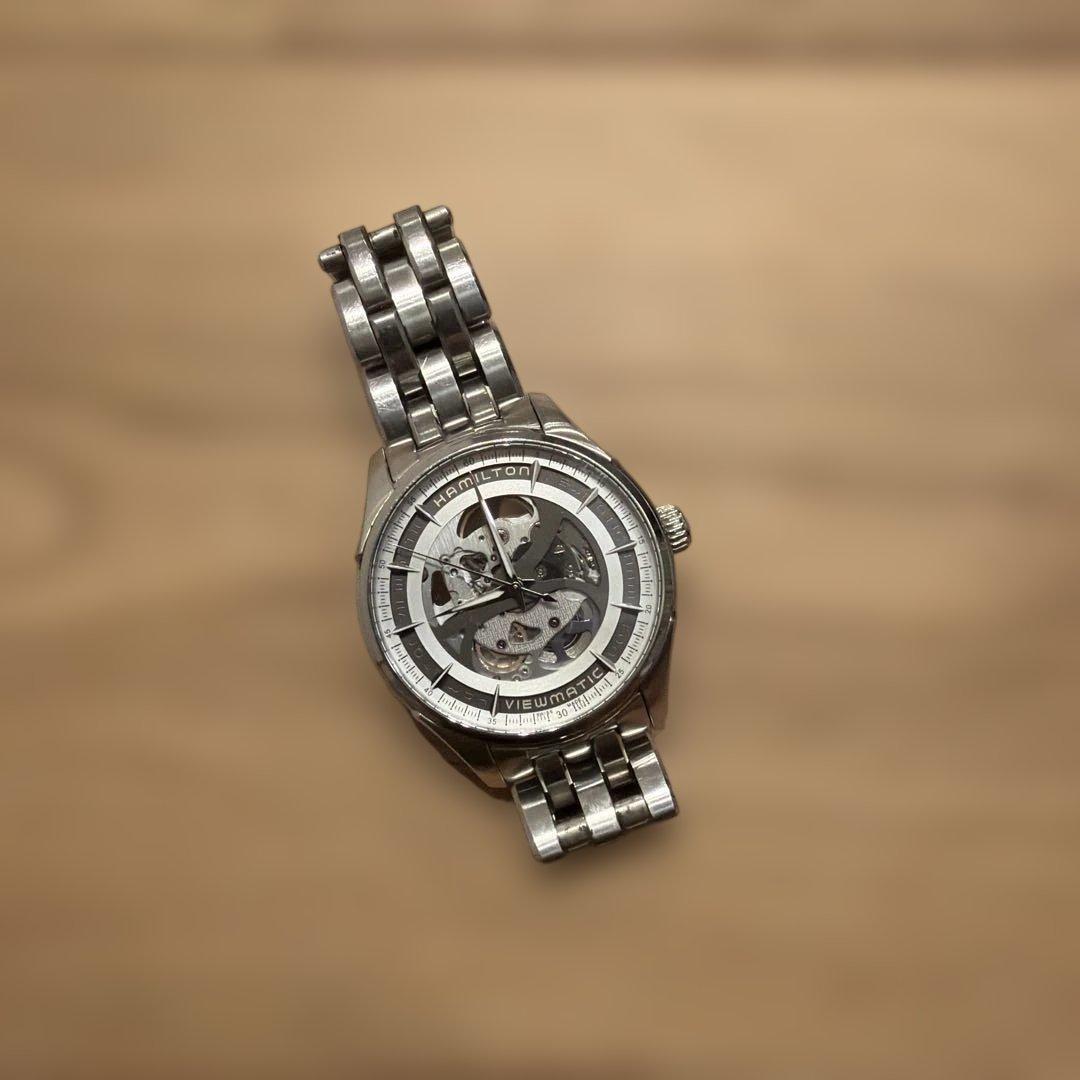 Hamilton viewmatic スケルトンダイヤル 腕時計
