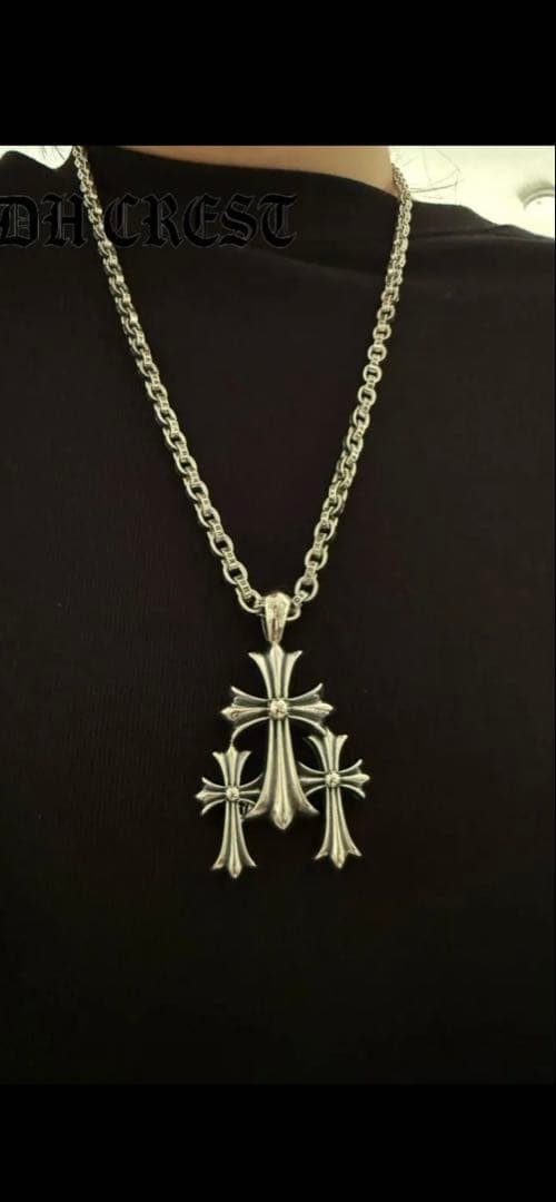 シルバー925 クロスデザイン ネックレス