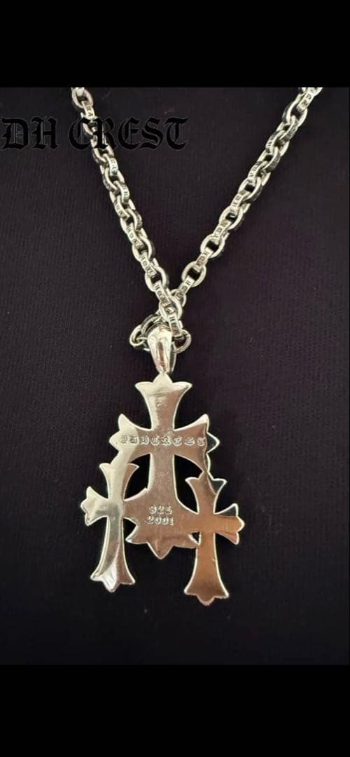 シルバー925 クロスデザイン ネックレス