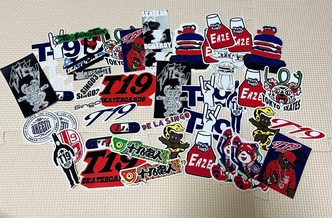 tee19 ティーナインティーン ステッカーセット