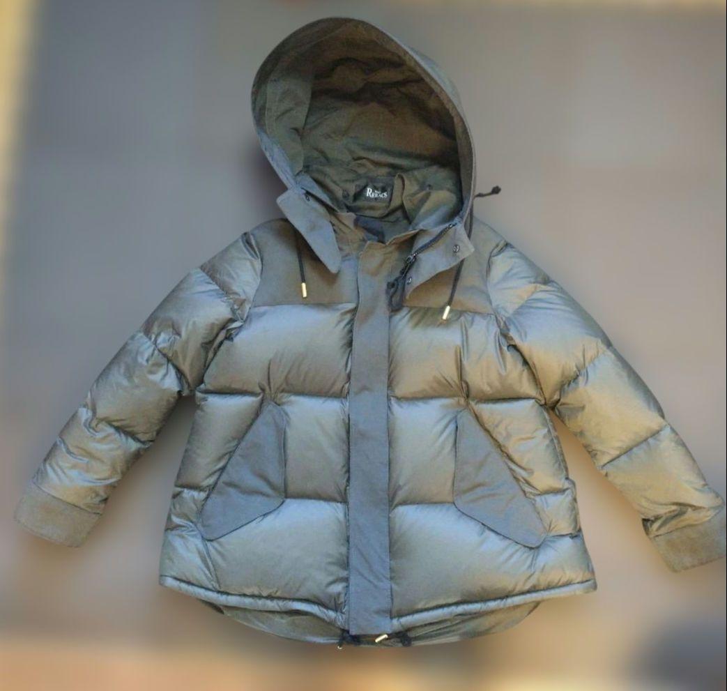 THE RERACS リラクス フード付きオリーブ ダウンジャケット サイズ36