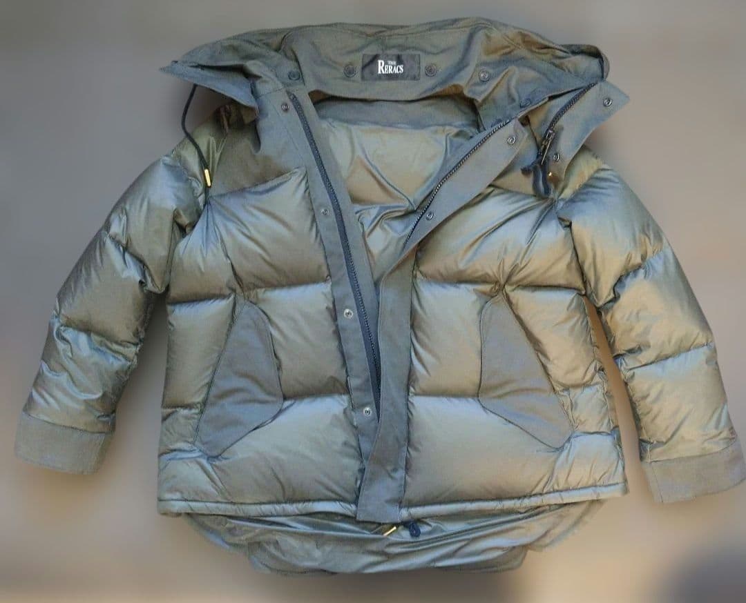 THE RERACS リラクス フード付きオリーブ ダウンジャケット サイズ36