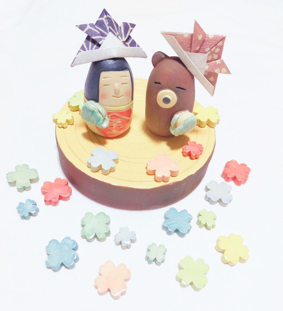 岡崎順子さんの五月人形 豆 丸太 鯉のぼり