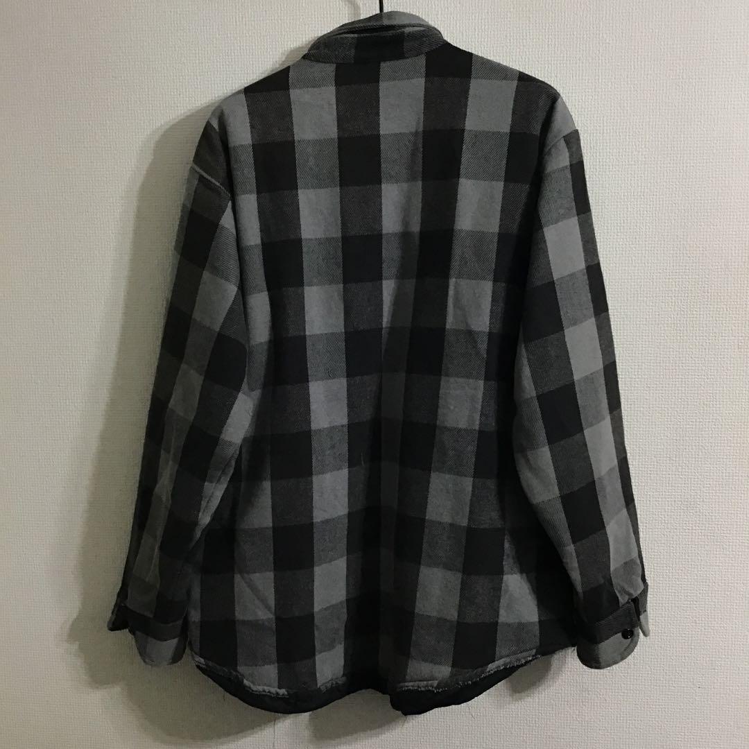 90s FIVE BROTHER ネルシャツ ブロックチェックキルティング