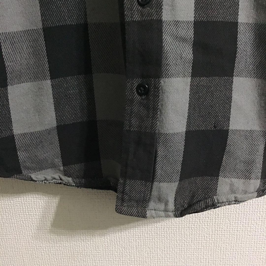 90s FIVE BROTHER ネルシャツ ブロックチェックキルティング