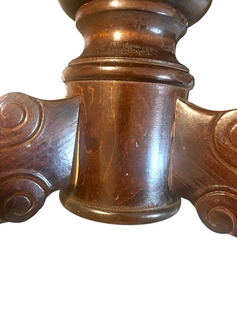 イタリア製　アンティーク　ローテーブル　象がん　象嵌　タロッコ社　テーブル