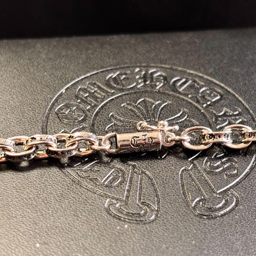 極美品 ⚜️クロムハーツ ダッグタグ ダブルクロスペンダントネックレス 925