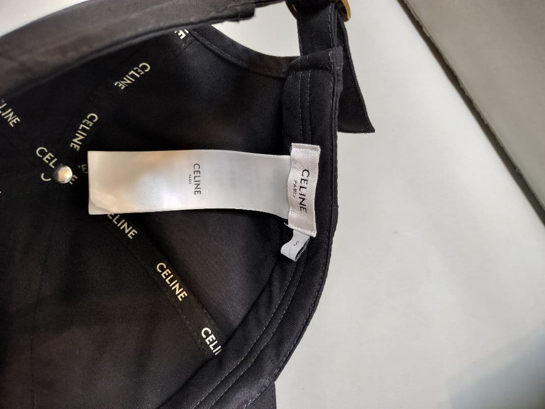 CELINE トリオンフ ベースボールキャップ Sサイズ